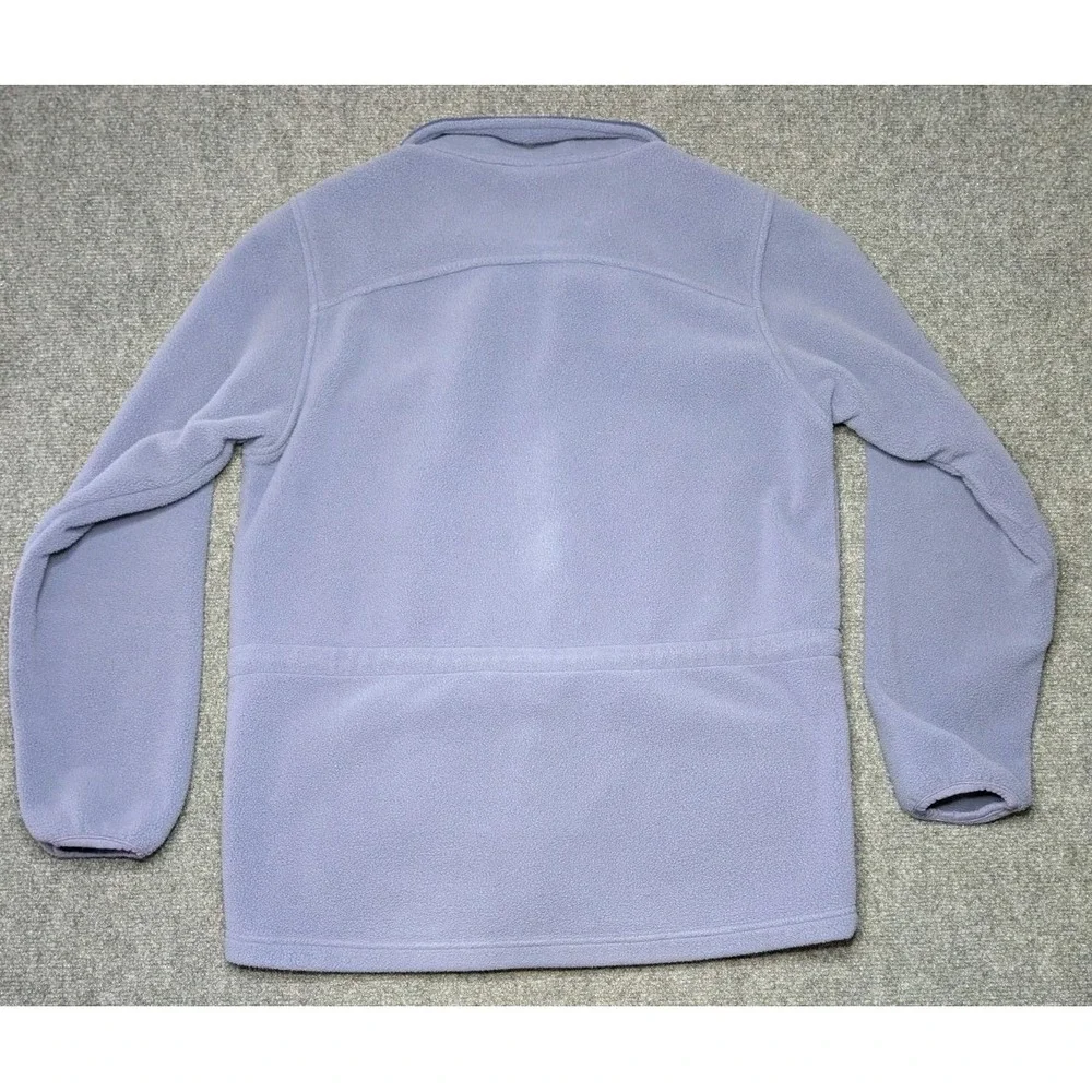 Vintage L.L. Bean Sherpa‎ Full Zip Women's Small Regular Purple 0 WN46 Pockets